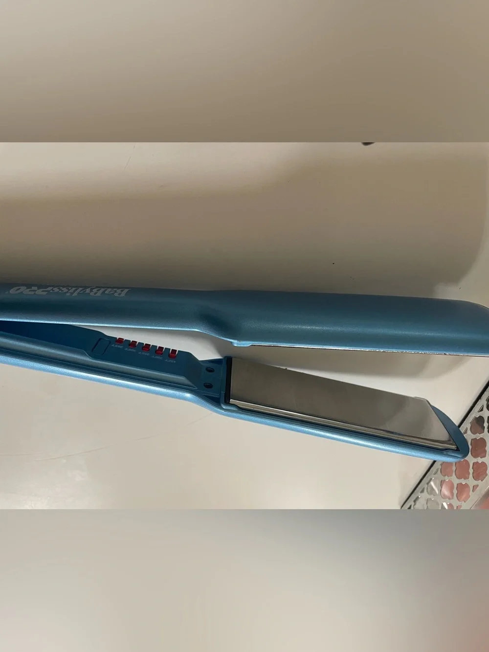 BaBylissPRO Nano Titanium Blue Flat Iron 1 1/2